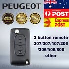 <!--F#f_0-->2 Button PEUGEOT 207 307 308 & 407 Other Remote Key Blank Shell Fob Case<!--F/-->