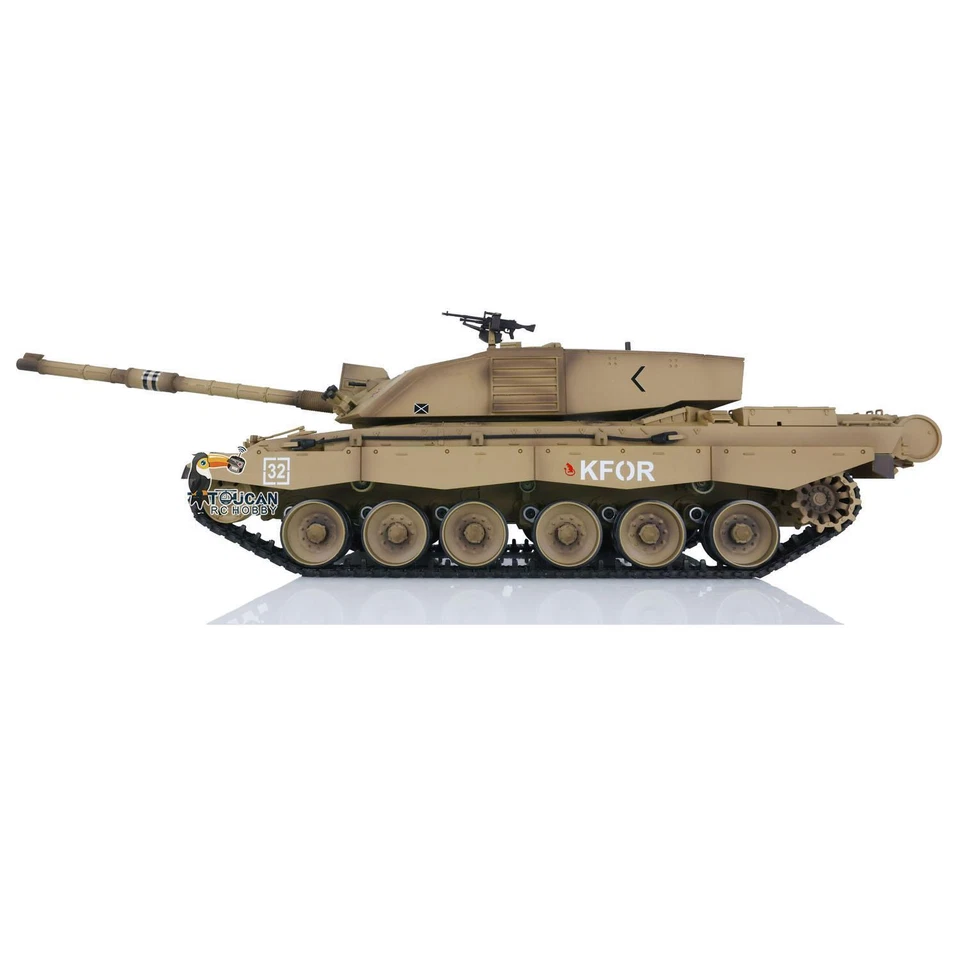 2.4G Henglong 1/16 7.0 Plastic Challenger II BB IR RTR RC Tank 3908 360° Turret - Image 4 of 4