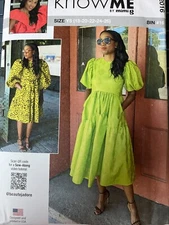 Know Me Pattern # 2016 By Mimi G Size 818-26 Cottagecore/Boho Dress NEW