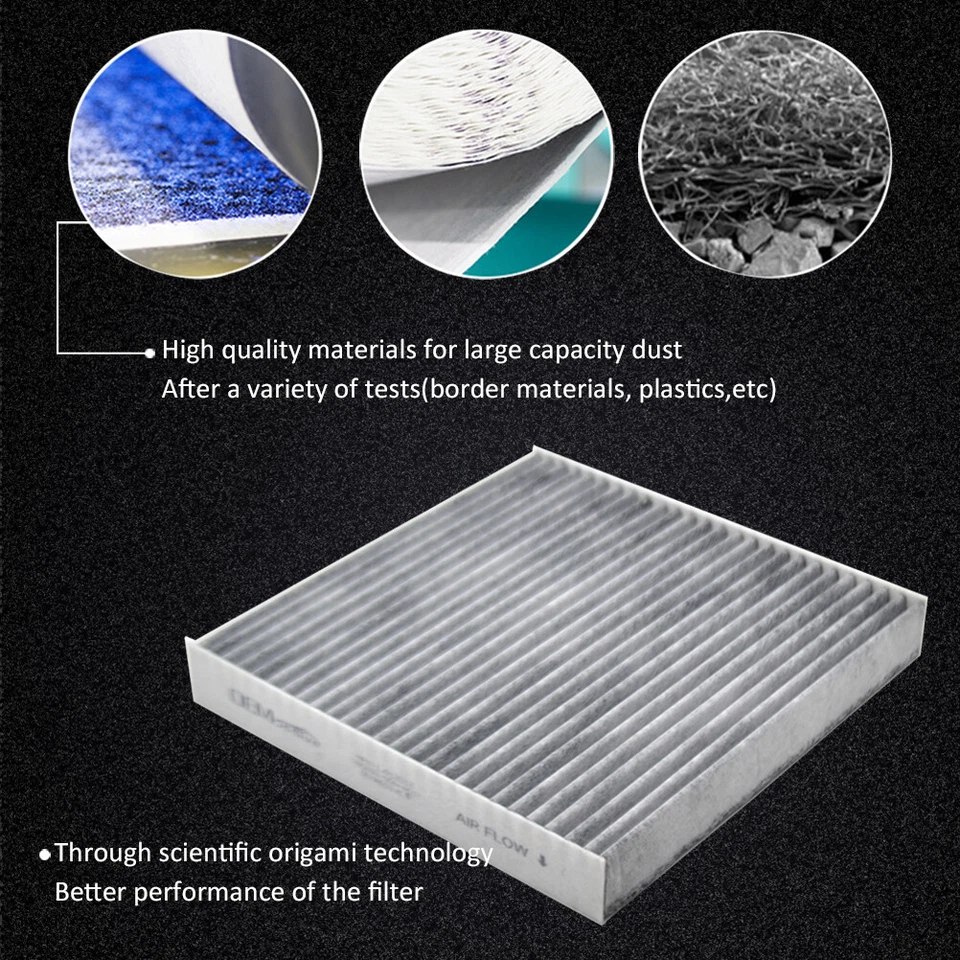OEMASSIVE Car Pollen Cabin Air A/C Filter For ACURA RDX MDX HONDA Accord - Image 2 of 4