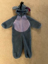 Vintage Disney Store Eeyore Costume Kids Children 4-6T