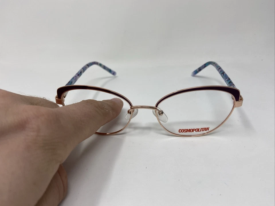 КОСМОПОЛИТИЧЕСКИЕ ОЧКИ MAVIS РОЗОВОЕ ЗОЛОТО ФИОЛЕТОВЫЙ СИНИЙ ГРАФФИТИ 52/17/140. !A73 - Изображение 2 из 4