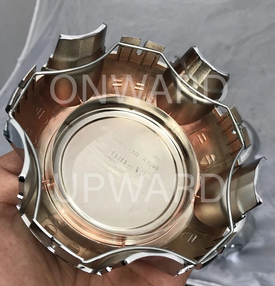 SUZUKI VITARA XL-7 NEW SET of (4) Chrome Center Caps Covers 2004 2005 2006 2007 - Image 2 of 3