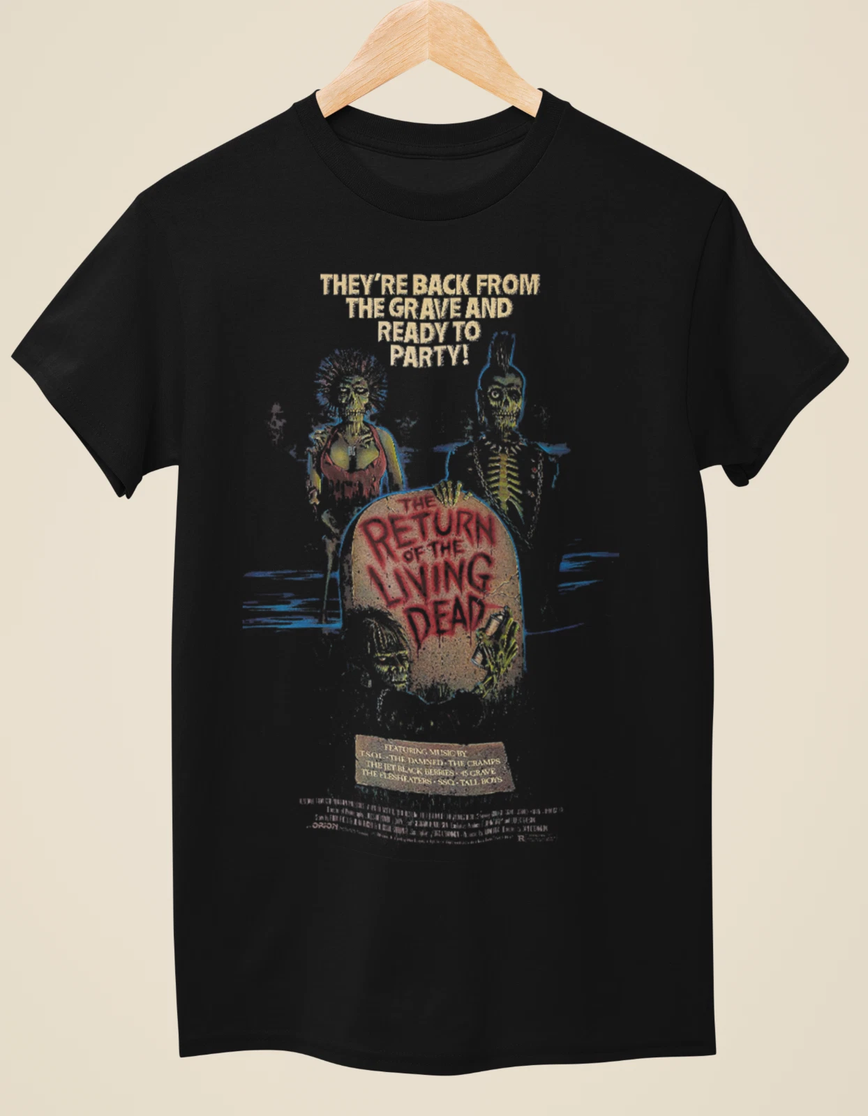 Return of the Living Dead - Movie Poster inspired Unisex Black T-Shirt
Opens in a new window or tab