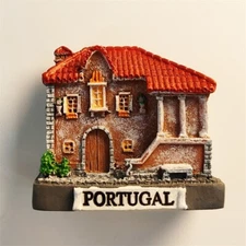 Portugal Monsanto Village Buildings Tourist Souvenir 3D Resin Fridge Magnet Gift