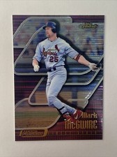 Mark McGwire 2001 Topps Finest Fusion Card #162 St Louis Cardinals Baseball 
