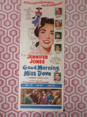 GOOD MORNING, MISS DOVE  US INSERT (14''x 36'') POSTER JENNIFER JONES 1955