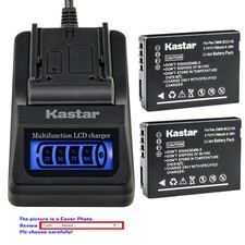Kastar Battery LCD Quick Charger for Panasonic DMWBCG10 Panasonic Lumix DMC-ZS19