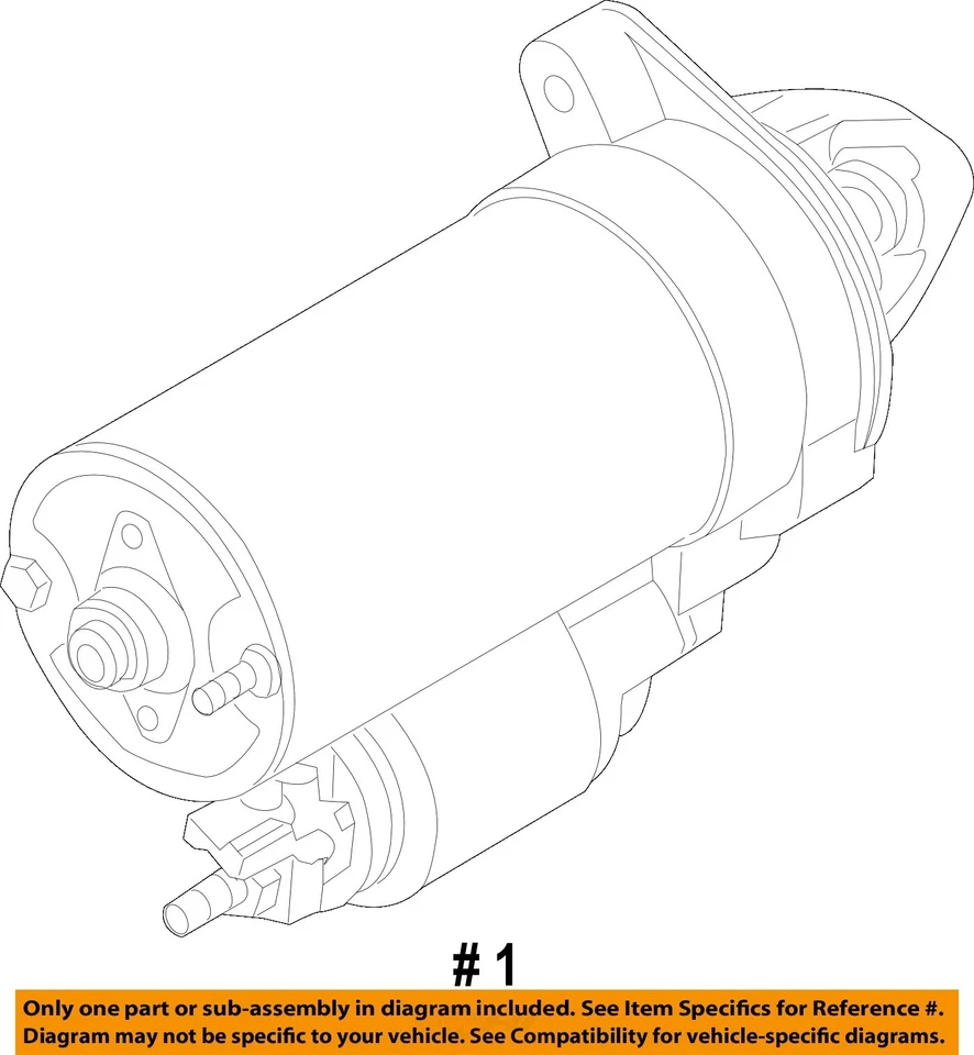 Used Starter Motor fits: 2013 Bmw X5 xDrive50i 4.4L twin turbo Grade A Foto 4 de 4