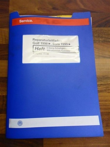 VW Reparaturleitfaden Golf 1998 Bora 1999 5 Gang-Schaltgetriebe 02C Allrad