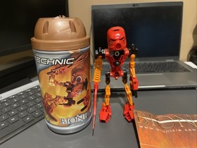 LEGO Bionicle Technic Tahu 8534 Cmp Canister W/ Manual/Poster  2001