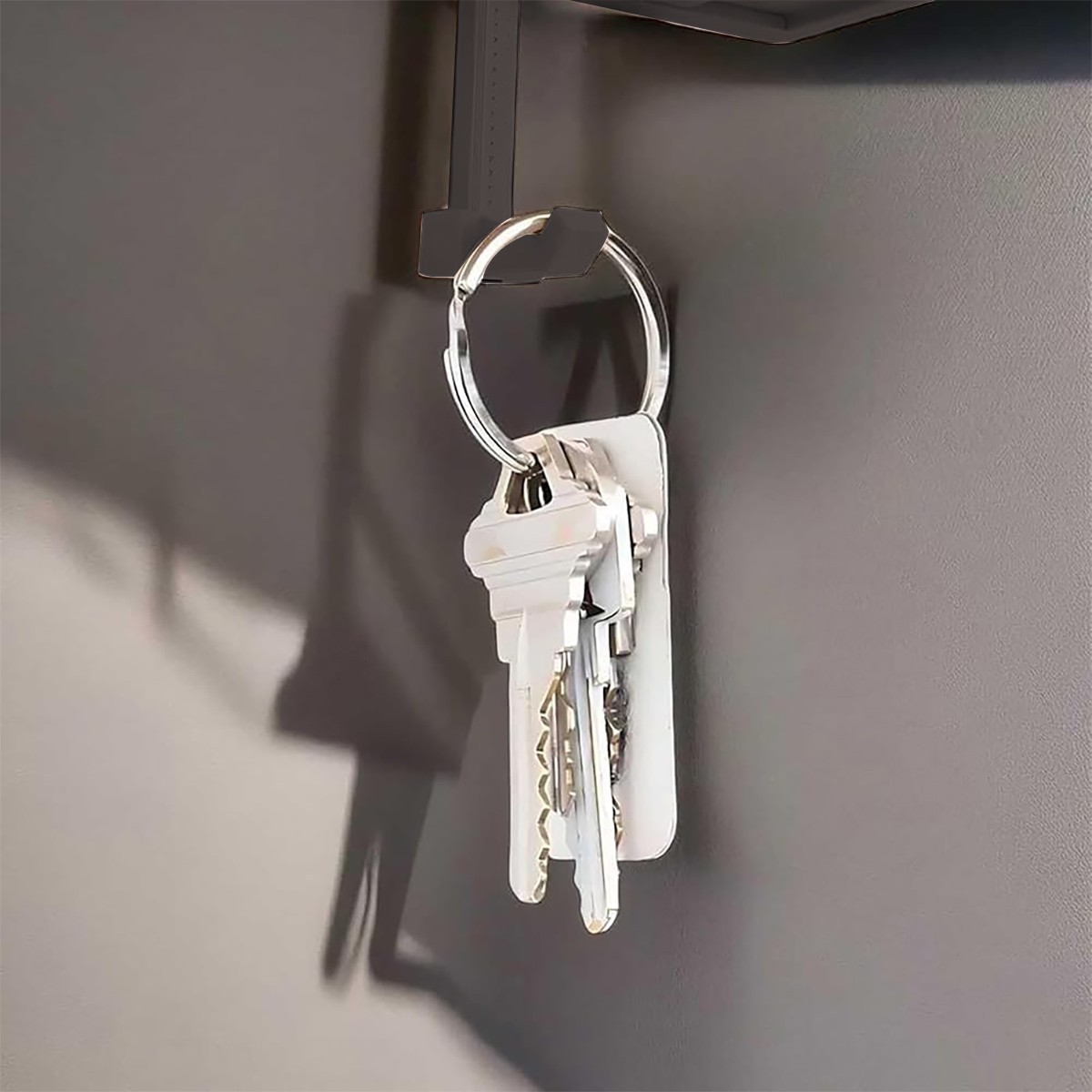 3D Car Garage Key Holder with Opening Door, Key Holder for Wall HOT (Black)