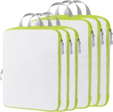 Compression Packing Cubes, 6 Set Packing Cubes for Travel Compression, Lightweig
