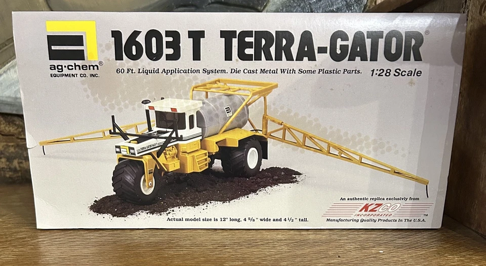 Ertl KZCO 1/28th Ag Chem 1603 Terra Gator UNOPENED Box !!  - Image 3 of 4