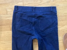 EUC Betabrand Large L petite P LP pull on straight leg jeans
