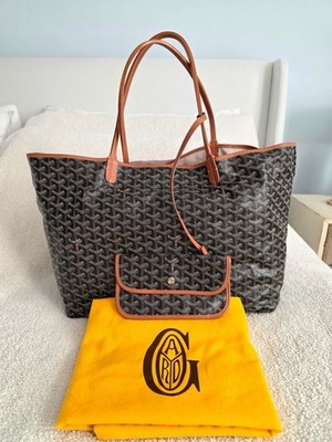 Goyard Saint Louis GM Tote Bag - Black/Tan