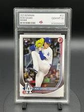 2025 Bowman Baseball #12 Roki Sasaki, Los Angeles Dodgers RC GEM MINT PTA 10 🔥