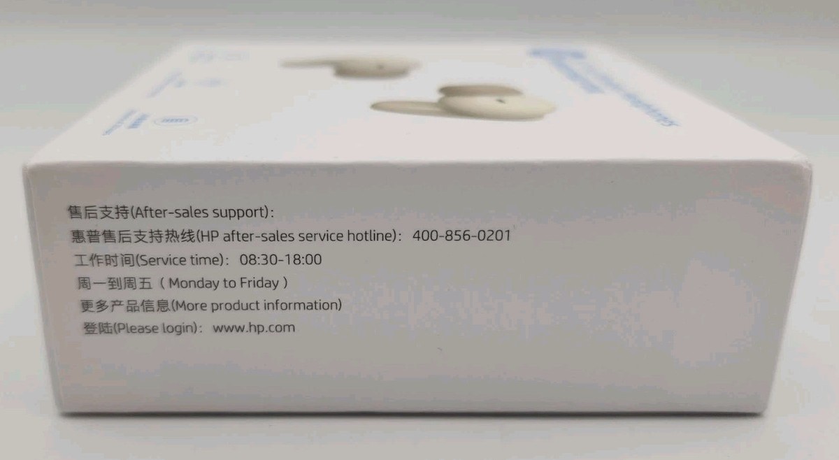 HP H101 True Wireless Earphones Headphones, White | eBay