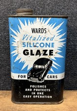 Vtg 1950s Wards Vitalized Silicone Glaze Poli...