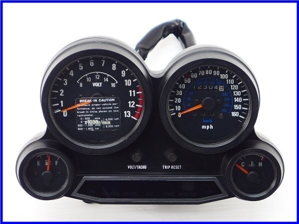 KAWASAKI 1989 GPz900R 260km/h mph Genuine Hybrid Meter 12,304 mile