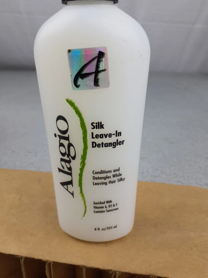 1x Vintage Alagio Silk Leave In Detangler 8 Oz  - Image 2 of 4