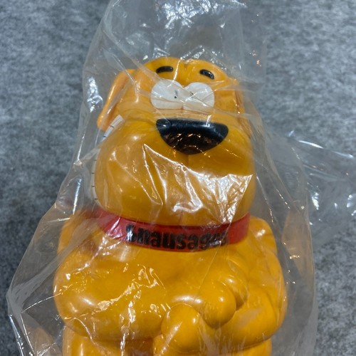 VTG '91 Talking Snausages Dog Treat Biscuit Cookie Jar Quaker Oat VIDEO INCLUDED - Picture 11 of 16