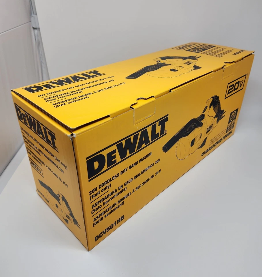 DeWALT 20V Handheld Cordless Vacuum, Tool Only, Car Vac, Shop Vac (DCV501HB) New - Image 4 of 4