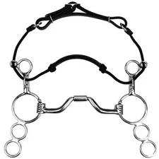 Myler MB 33 Combination Bit: Sweet Iron Ported Barrel, Copper Inlay