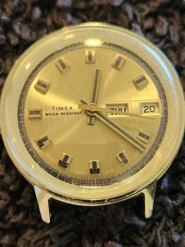 Vintage 1973 Timex Marlin Day Date