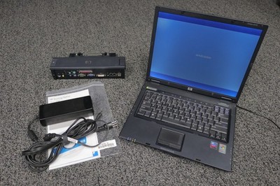 HP Compaq NC6120 Laptop - Win XP Pro - Docking Station - Works GREAT  No Battery
