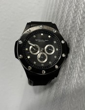 Apocalypse Sport 160R Quartz 46mm Classic Watch Gunmetal Black Band St hrling