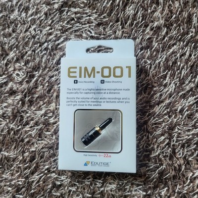 EDUTIGE EIM-001 i-Microphone Voice Recorder for Smartphone and Tablets