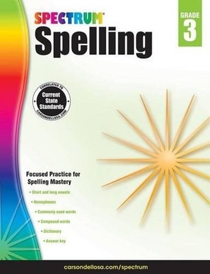 Spectrum Spelling, Grade 3: Volume 30 by Spectrum (English) Paperback Book