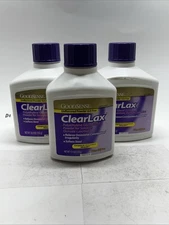 Lot Of 3 GoodSense ClearLax, Polyethylene Glycol 3350 1 17.9oz 2 26.9oz 05/2026+