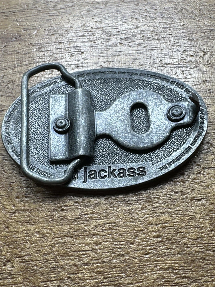 Hebilla de cinturón Jackass Skull & Mutches - Promoción MTV - De colección Knoxville Bam Foto 4 de 4