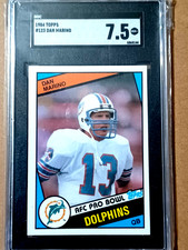 1984 Topps #123 DAN MARINO RC SGC 7.5 NM+