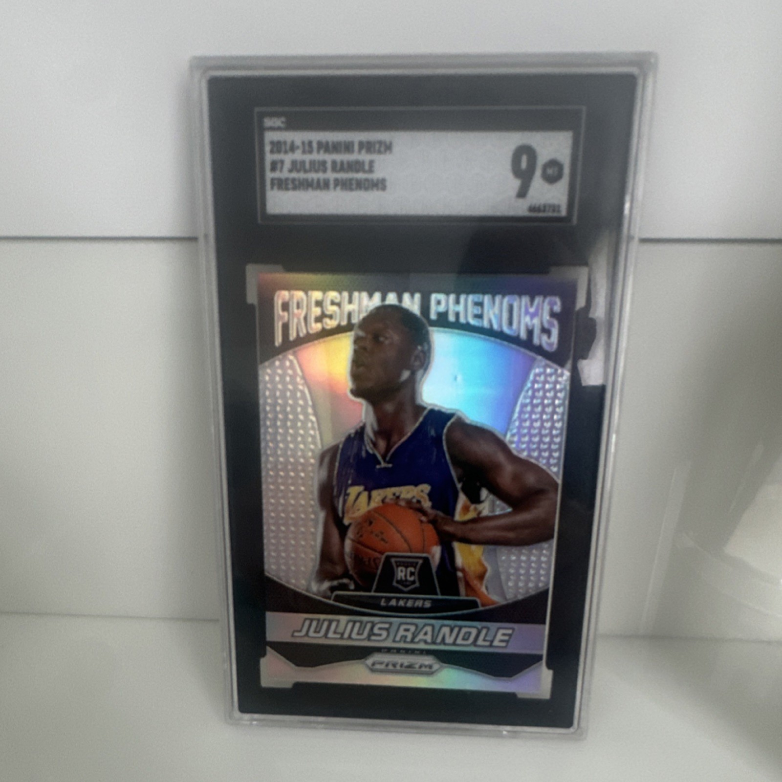 2014-15 Panini Prizm Julius Randle Freshman Phenoms Rookie #7 SGC 9