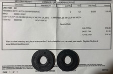 NBR 15 x 36 x 6 mm Oil Shaft Rotary Seal w/ Stainless Steel Spring