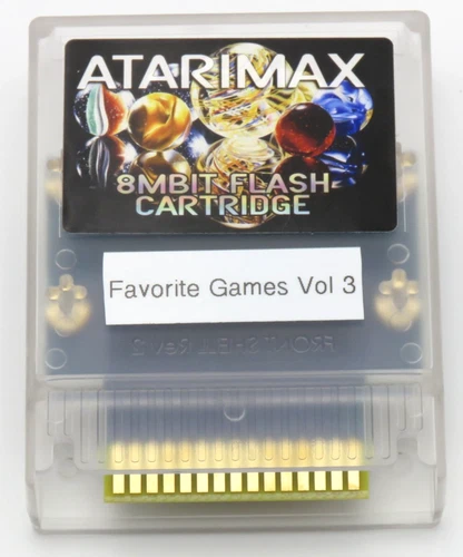 Atarimax 800XL 8mbit Flash Cartridge 39 Atari Games NTSC Vol 3