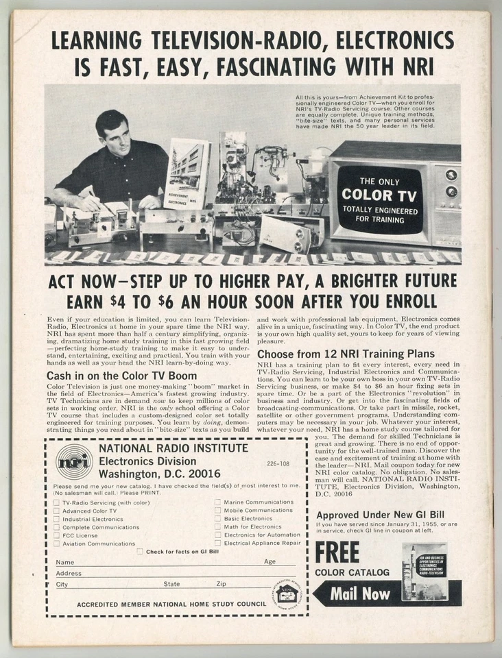 Wildcat 1968 Yvonne Patrick Terry Graham Susan Baines 76p Pinup Magazine M37808 - Image 2 of 2