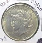 1922- P Peace Silver Dollar - 90% SILVER - ask4bud coin C3420
