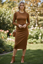 Prologue Women's Rust Dress Size Small - FREE SHIPPING