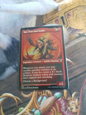 Gut, True Soul Zealot Foil Etched MTG Commander Legends: BFBG - Pack Fresh 