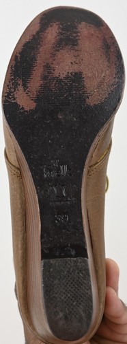 ELK wedge heel lace up ankle boots in warm brown size EU39/US8 - Picture 9 of 9