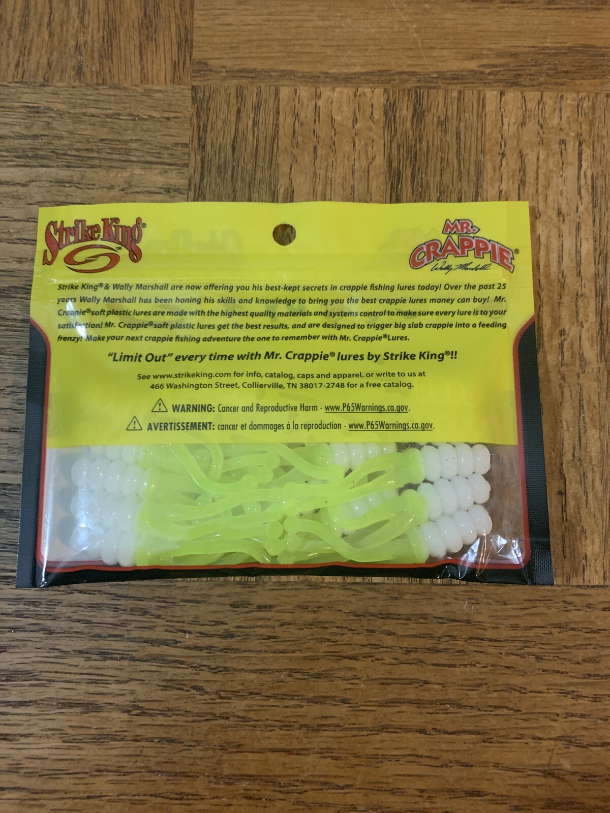 Mr. Crappie Strike King 2” Joker Refrigerator White Glow-BRAND NEW-SHIPS N 24HRS - Image 4