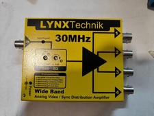 Lynx Technik DVA 1704 Wide Band 1 4 Analog Video/Sync Distribution Amplifier