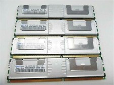 Lote de 4 SAMSUNG 1GB PC2-5300 DDR2-667MHZ CL5 ECC M395T2863QZ4-CE66 0G052C
