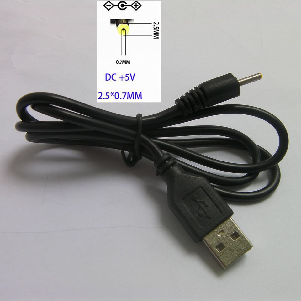 Cavo Caricabatterie USB 5V Per Tablet NABI 2 E Alimentatore Ktec P3812