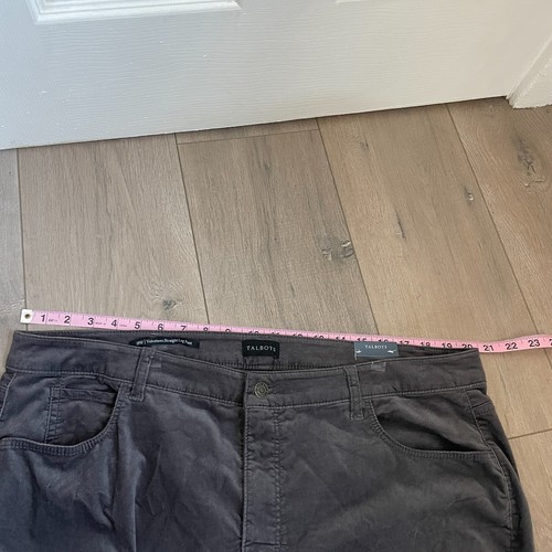 Talbots Pantalone Velluto Gamba Dritta, Donna 18W Grigio NUOVO - Foto 6 di 13