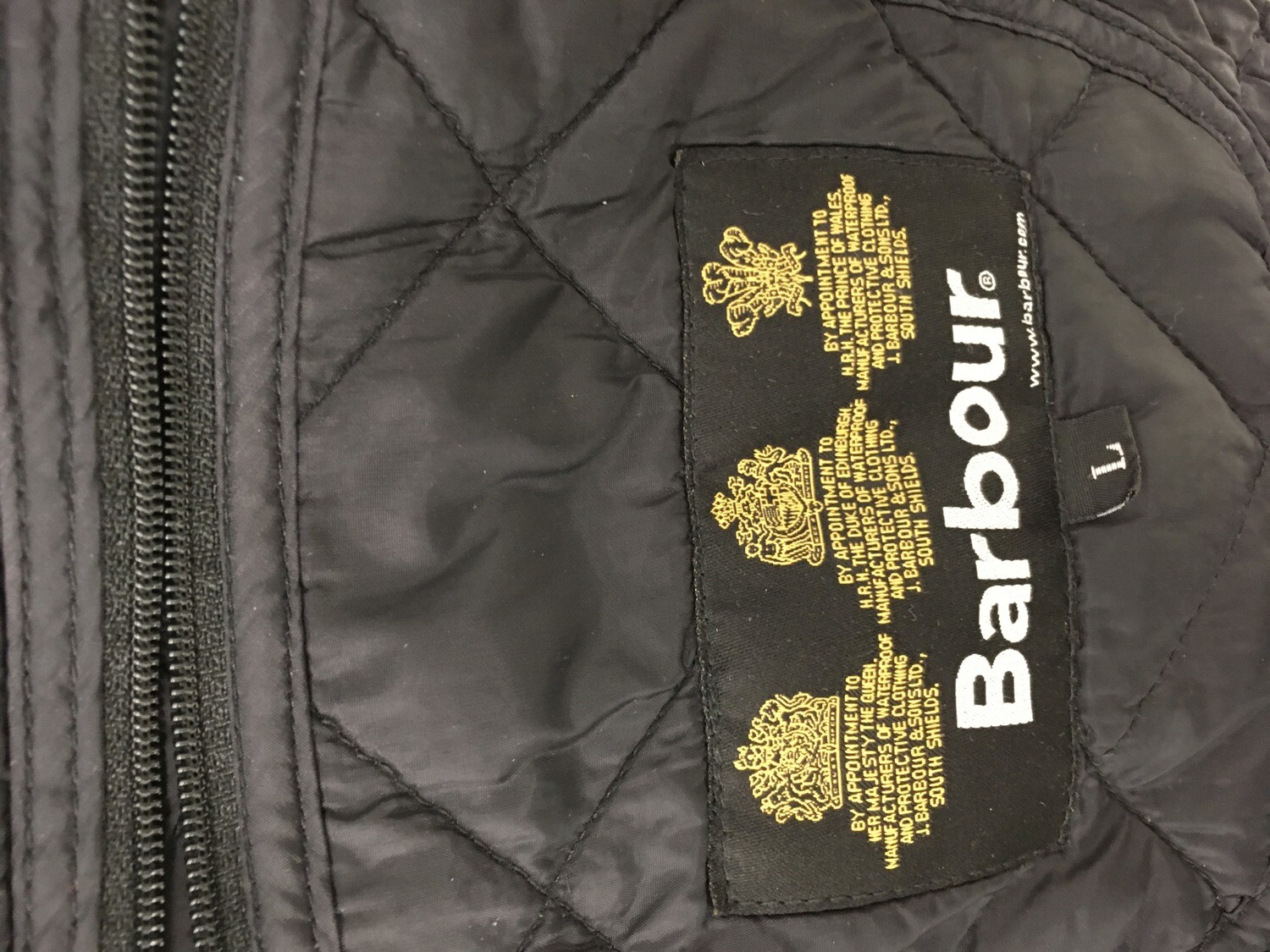 BARBOUR Men's UK Large Jacket Black Lightweight PreLoved Casual Quilted Style eBay